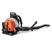 63CC Gas Backpack Leaf Blower - 2-Stroke Engine, High-Velocity 665CFM,