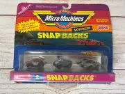 Galoob Vintage 1990 Micro Machines Motorized Snap Backs #2 NIP