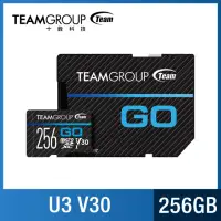 在飛比找momo購物網優惠-【TEAM 十銓】GO Card 256GB MicroSD