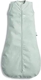 ergoPouch 1.0 TOG Sleeping Bag – Sleeveless – 3–12 Months – Sage Print – Organic Jersey Cotton – Ideal First Sleeping Bag for Arms-Out Sleepers – Safe & Comfortable Design