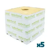 Stonewool Nutrifield 150 150 Cube x 5 Rock Wool Propagation Grodan