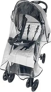 SASHA'S Rain and Wind Cover for Kolcraft Cloud Plus Lightweight Travel Stroller Clear Design, Maxium Coverage (Stroller not Included)
