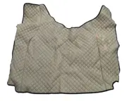 Beige Central Eco Leather Floor Mat for Renault Gama T Tunnel 2013-2021 LeftHD