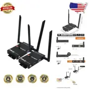 Full HD 1080p Wireless HDMI Extender with IR Passthrough - Up to 200ft Range