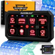 Auxbeam 8 Gang Switch Panel RB80 XL Toggle Momentary Pulsed RGB For Car Boat RV (for: Jeep)