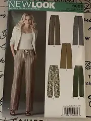 NEW LOOK 6005 MISSES' TROUSERS Sewing Pattern 5 styles Sizes 10 - 22 Uncut
