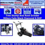 Millers Falls Black Diamond 6.5HP Petrol Heavy Duty Tree Stump & Root Grinder