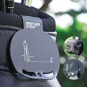 Brother Stick Metal Landing Pads for Golf Bag Accessories for Men Metal Clips for Quick and Easy Access of Golf Bags, Magnetic Golf Towels, Magnetic Golf Rangefinder Strap Golf Accessories Golf Gifts