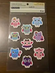 Recollections OWLS Flat Chipboard Scrapbooking Stickers
