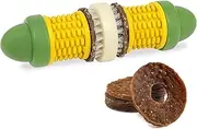 PetSafe Busy Buddy Cravin’ Corncob Treat Ring Chew Toy for Dogs Multicolor