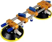 [ZHDBD] Seamless Seam Setter, 1pcs Seamless Stone Seam Setter Manual Rubber Vacuum Leveling Setter Professional Countertop Installation Tool for Joint with 6inch Suction Cups