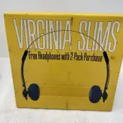 Vintage Walkman Headphones Virginia Slims Cigarette Promotional NEW Un-opened!