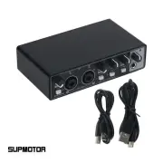 USB Audio Interface External Sound Card for Studio Singing Livestreaming
