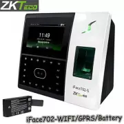 ZKTeco Time Clock Access Control Punch Face Fingerprint Attendance WIFI Battery