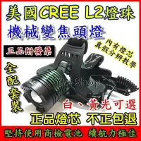 在飛比找Yahoo!奇摩拍賣優惠-美國CREE L2 XML2 機械變焦頭燈 LED 大全配 