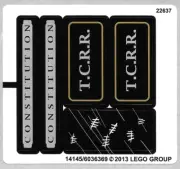 NEW LEGO - Sticker - The Long Ranger - Constitution Train Chase - Set 79111