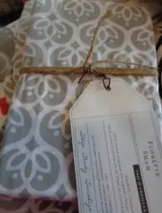 Pottery Barn Teen Florette light gray grey standard sham New