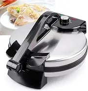 Portable Electric Crepe Maker, 1800W Automatic Non-Stick Pancake Maker, Double-Sided Heating Portable Breakfast Machine With LED Indicator for Baking Crepes Muffins Chapati Tortilla
