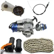Big Bore 49cc 50cc Engine Motor 2 Stroke Gear Box Scooter Pocket Bike ATV Gokart