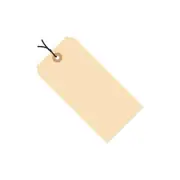 Staples Shipping Tags Pre-Wired 13 Pt. 6 1/4" x 3 1/8" Manila 1000/Case G10083