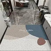 Front Door Mat for Entryway, Non Slip Absorbent Washable Doormat Entry Rugs, Low Profile Trapper Welcome Floor Mats for Inside Home