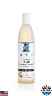 TrueBlue Grapefruit and Chamomile Deodorizing Dog Shampoo – Cleansing Wash, M