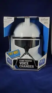 Star Wars THE CLONE WARS - Clone Trooper Voice Changer Helmet - NIB