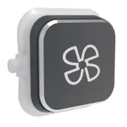 Clipsal Iconic Styl Dolly Rocker - Fan - Silver Shadow - S40RF-SH