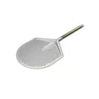 GOZNEY Pro Pizza Placement Peel 14" Round Hex-perforated Blade Aluminum Handle