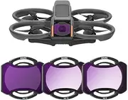 ND Filter Set for DJI Avata 2, Filters ND8 ND16 ND32 Drone Lens Accessories, Ultra Slim Frame, Double Sided Coated HD Glass
