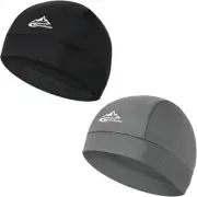 2 Pack Skull Cap Helmet Liner Sweat Wicking Cycling Running Hat Cycling Skull