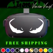 Venom Eyes Vinyl Decal Fits: Oculus Quest / Rift PSVR VR Headsets