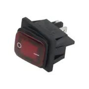 Red/green Rectangl/ Illuminated On-Off Waterproof Rocker/ Switch 20A DPST IP67