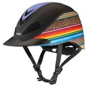 Dynasty Riding Helmet, Leopard/Serape/Aztec,Troxel