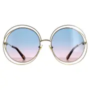 Chloe Sunglasses CH0045S 006 Gold Blue Pink Gradient gold/blue/pink 58 mm