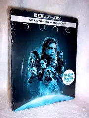 Dune Glow In The Dark Steelbook (4K/Blu-ray, 2024, 2-Disc) NEW Timothee Chalamet
