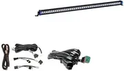 Kings 40" Single Row Light Bar 12,360 Lumens | 1 Lux @ 562 m IP67+ Plug N Play Wiring Harness Kit + 2m Lighting Extension Cable