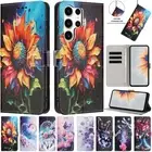 For Samsung Galaxy A16 A15 A14 A13 A12 Shockproof Wallet Patterned Leather Case