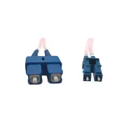 Lcsc Os1 Os2 Single Mode Fibre Optic Cable - Salmon Pink