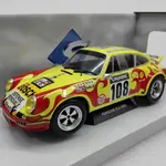 AVAILABLE索立德 1/18 保時捷 911 RSR 合金車模型 兩開門 不適合兒童