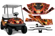 Golf Graphics Decal Stickers For Club Car Precedent I2 2004-2017 Firestorm R