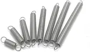 10Pcs 304 Stainless Steel Dual Hook Small Tension Spring Hardware Accessories Wire Dia 0.3mm Outer Dia 4mm Length 10-50mm(0.3 x 4 x 50mm)
