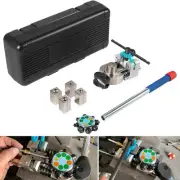 Brake Line Flaring Tool Kit Single Double Flaring Tool 45° for 3/16" - 3/8" Tube