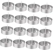 jojofuny 1 Set Aluminum Box Candle Tea Light Candle Cups Metal Candle Cups Tea Lights Holders Aluminum Tea Lights Cups Wick Holder Candle Container Mini Candle Jars Pure Cotton