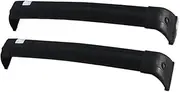 Cross Bar Roof Rack,Compatible with Land Rover Discovery 3 4 LR3 LR4 2005-2017 Aluminum Rails Luggage Carrier Bars Top Racks Rail Boxes(Black)
