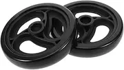 2Pcs Heavy Duty Cart Wheels Durable Trolley Replacement Wheels for Smooth and Silent Rolling for Grocery Trolleys and Wheelchairs Easy Installation Long Lasting Performance