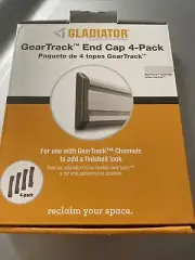 New— NIB 2013 Gladiator Gear Track End Cap 4-Pack for Channels.