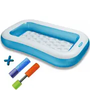 Intex 57403NP - Paddling Pool - Rectangular (166x100x28cm) + 2 Water Sprayers