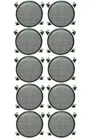 10 XP Audio 12" Subwoofer Metal Mesh Cover Waffle Speaker Grill Protect Guard DJ