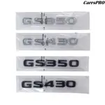 適用凌志字母車標GS300 GS350 GS400 GS430 GS460車貼後標 適用LEXUS標